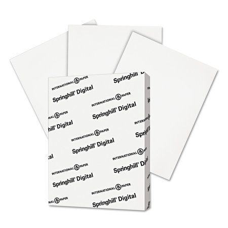 SPRINGHILL Paper, 8.5x11, Index, White, PK250 015101